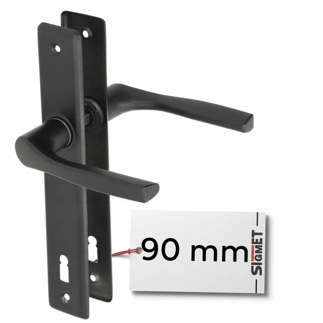 Torgriff Lange Platte Nati 90 Mm Schwarz Key