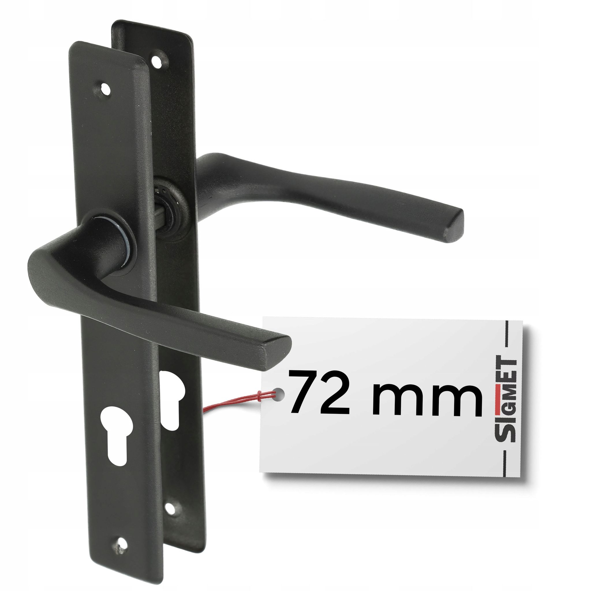 Torgriff Lange Platte Nati 72 Mm Schwarz Einsatz