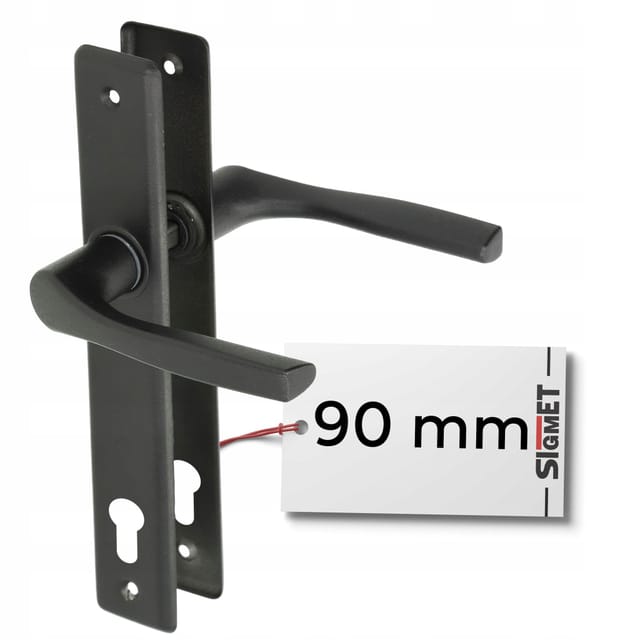 Torgriff Lange Platte Nati 90 Mm Schwarz Einsatz