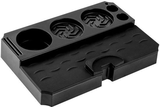 Kaffeetamperstation Kaffeewerkzeughalter Espressozubereitung Lebensmittelechtes Abs Material 51/53/58 Mm Schwarz