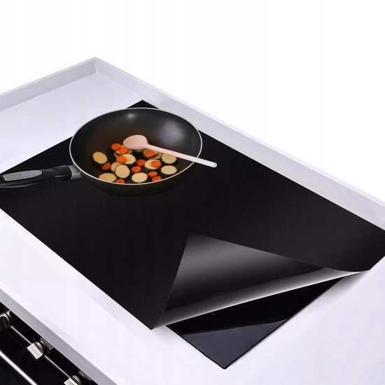 Induktionsschutzmatte – Rutschfeste Abdeckung – Kochfeldschutz – 40 X 60 Cm – Schwarz
