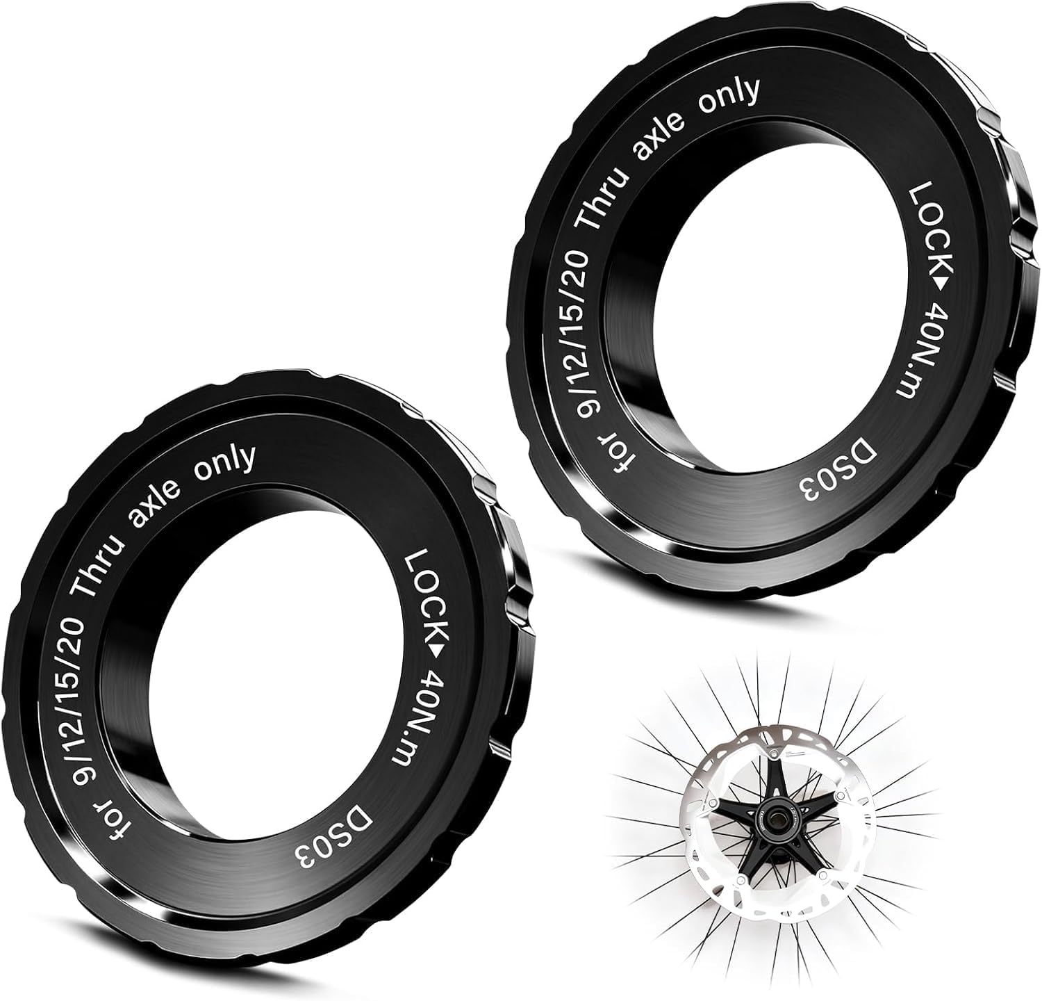 Fahrradbremsscheiben-sicherungsringe, 44 X 26 X 8 Mm Centerlock-werkzeug 44 X 26 X 8 Mm (2er-pack)