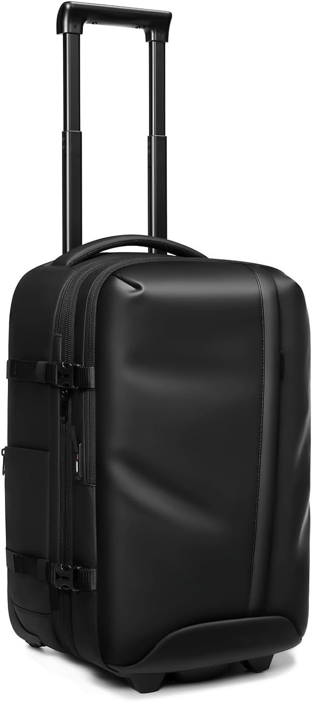 Wasserdichter Vakuum-rollrucksack, Erweiterbarer Trolley Von 25 Auf 60 Liter Komprimiert Kleidung Für Platzsparende Aufbewahrung, Zahlenschloss Für Mehr Sicherheit, Usb-ladefunktion