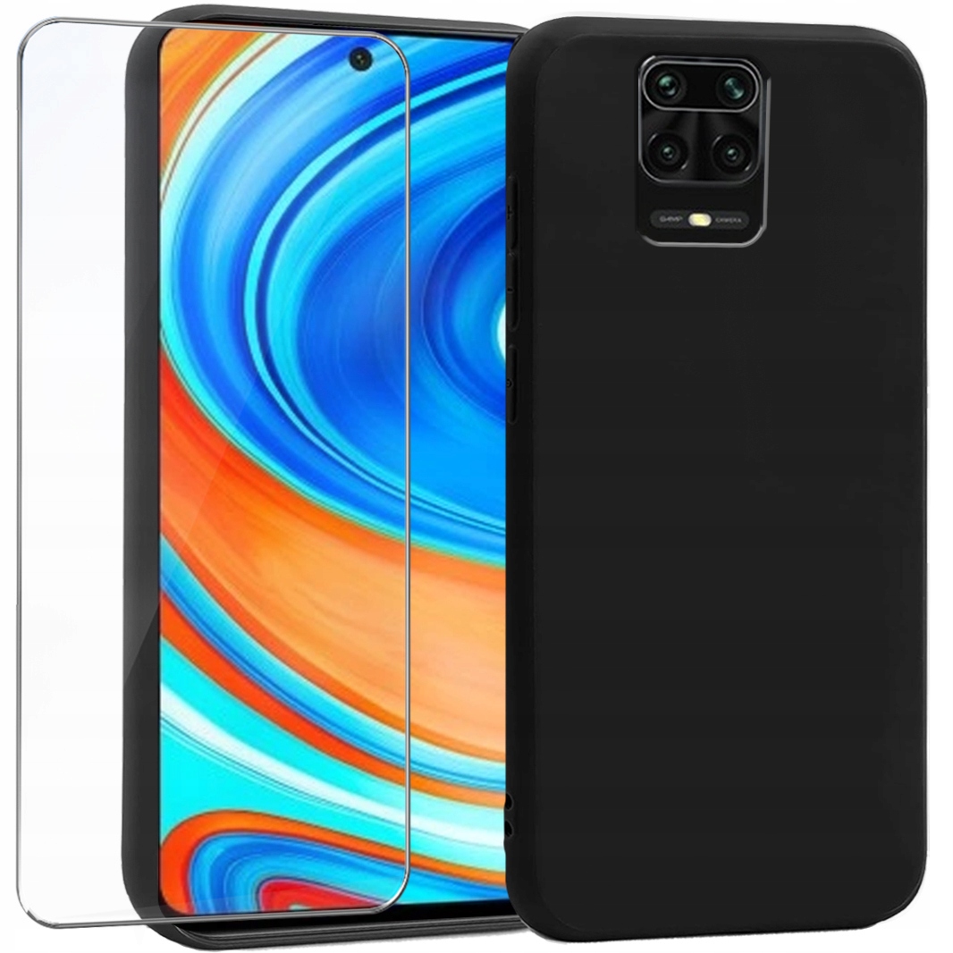 Schutzhülle Für Redmi Note 9 Pro / 9s / 9 Pro Max, Schwarz, Matt, Schlank + 9h-glas