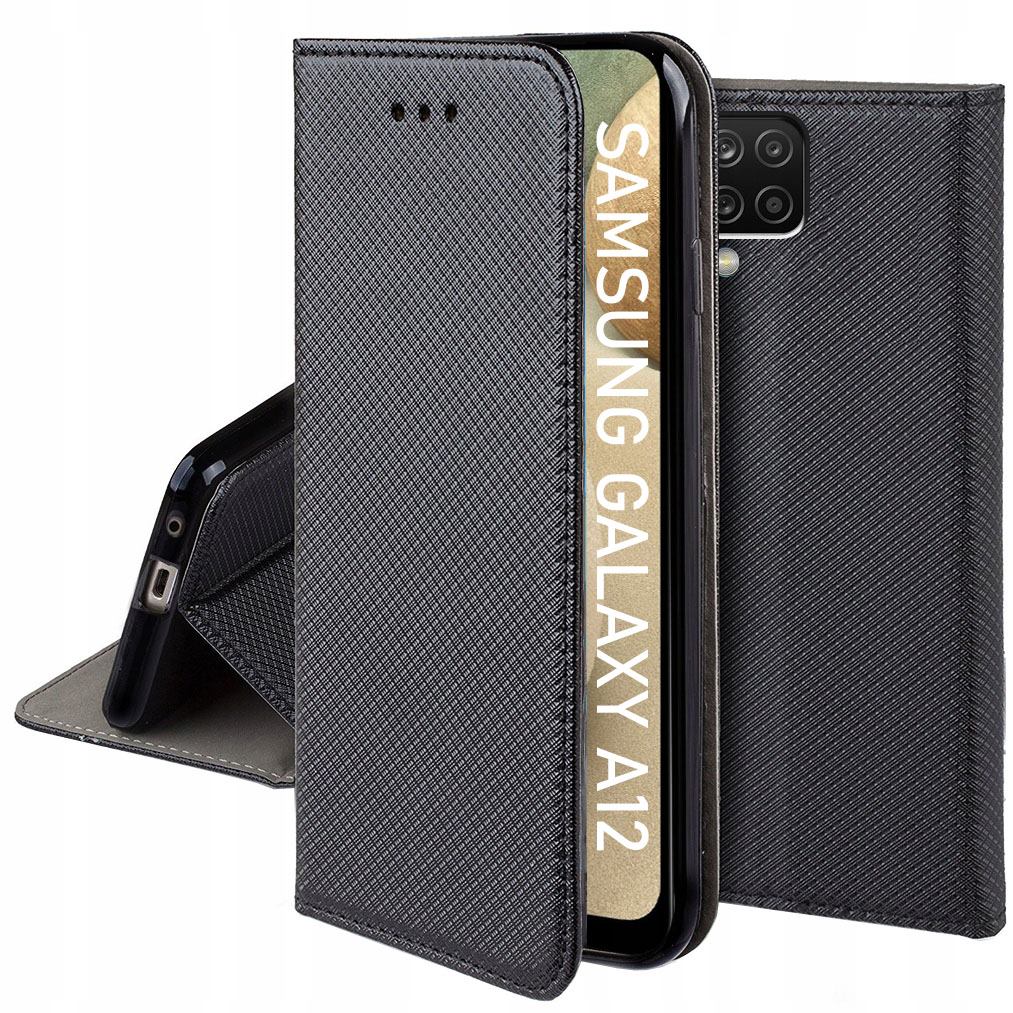Schutzhülle Für Samsung Galaxy A12 / M12 Smart Magnet Closed Case Book + 9h Glass