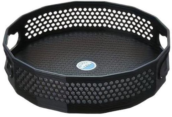 Drehbarer Servierteller Lazy Susan Drehbarer Aufbewahrungsständer Schwarzes Wabenförmiges Drehbares Gewürzregal Gewürzorganizer Für Die Küche
