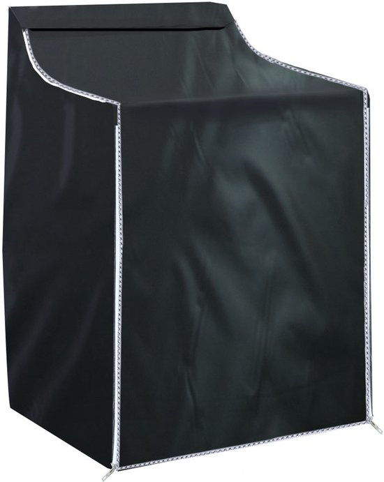 Schutzhülle Für Waschmaschinendeckel Möbelabdeckung Staubschutzhülle 210d 75 X 88 X 73 X 110 Cm Wasserdicht Sonnenschutz Schwarz