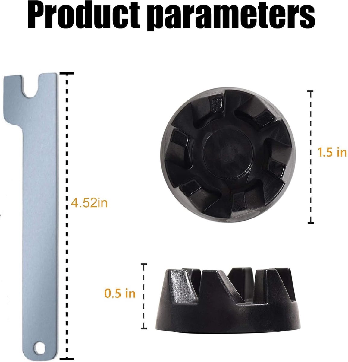 2-teiliges Ersatzset Für Mixerkupplungen, Passend Für Kitchenaid Mixer Ksb52, Ksb5, 5ksb52 Und 5ksb5