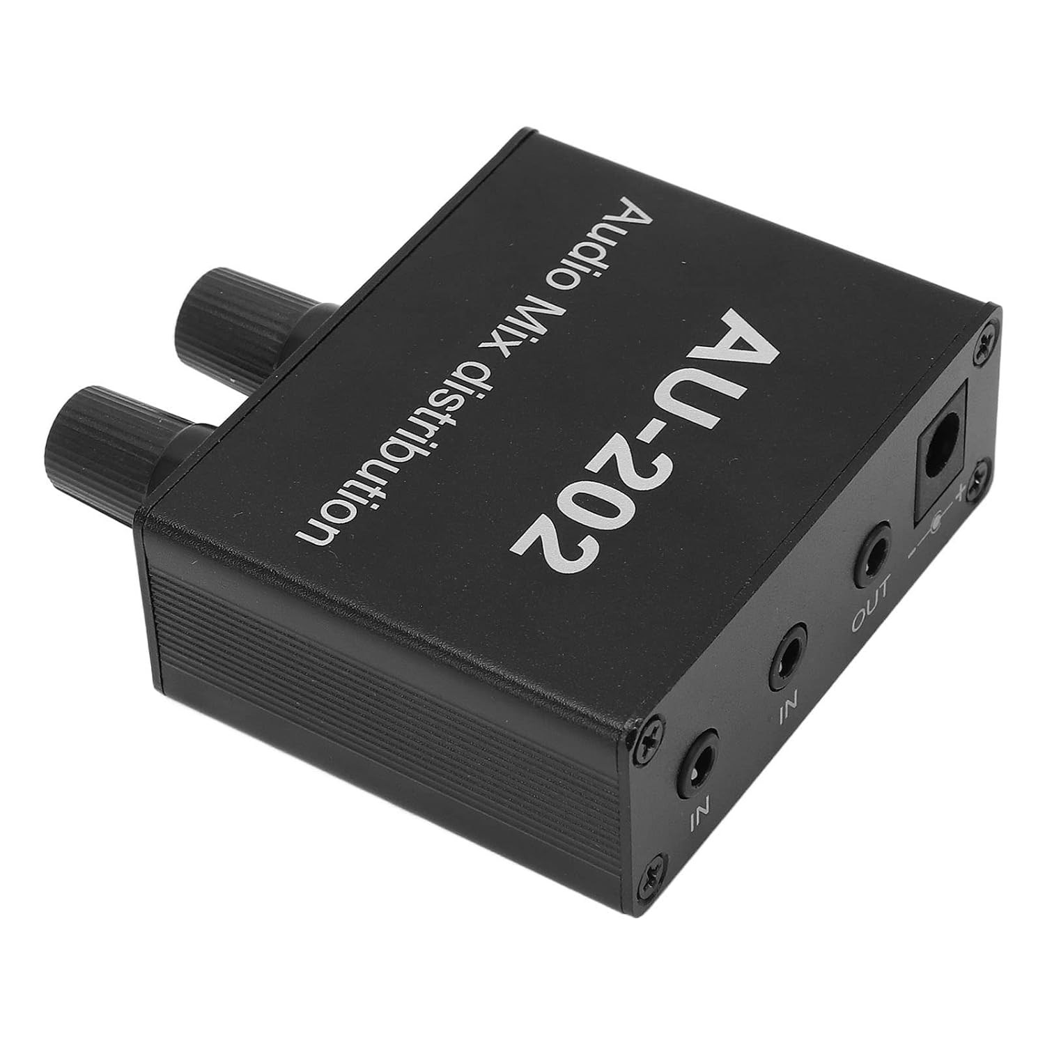 Audiomixer, Stereo-verteiler, Audio-umschaltbox Aus Abs- Und Aluminiumlegierung, Signalwandler, 2 Eingänge, 2 Ausgänge, Dc 5 Bis 19 V, Für Verstärker-tischsteuerung