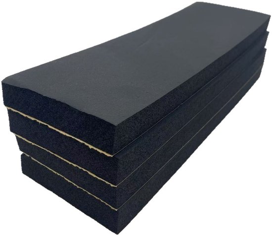 4 Teiliger, Selbstklebender Autotürschutz Aus Schaumstoff, 30 X 10 X 2 Cm, Stoßfest, Schutz Für Auto Und Garagenwände, Schwarz