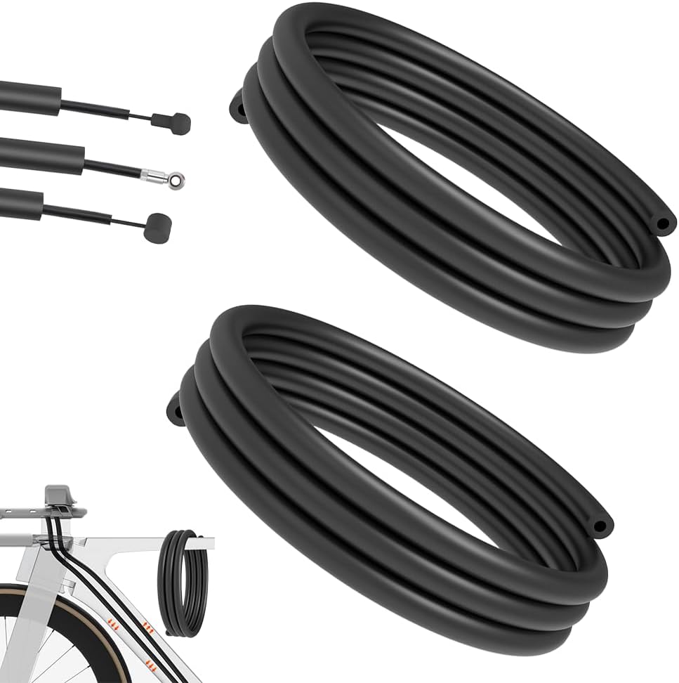 1,6 M/packung Mit 6-mm-innenschläuchen Für Fahrradrahmen, 2 Stück Fahrradrahmen-innenzugdämpfer Für Schalt-, Brems- Und Hydraulikschläuche Mit Einem Außendurchmesser Von Weniger Als 6 Mm