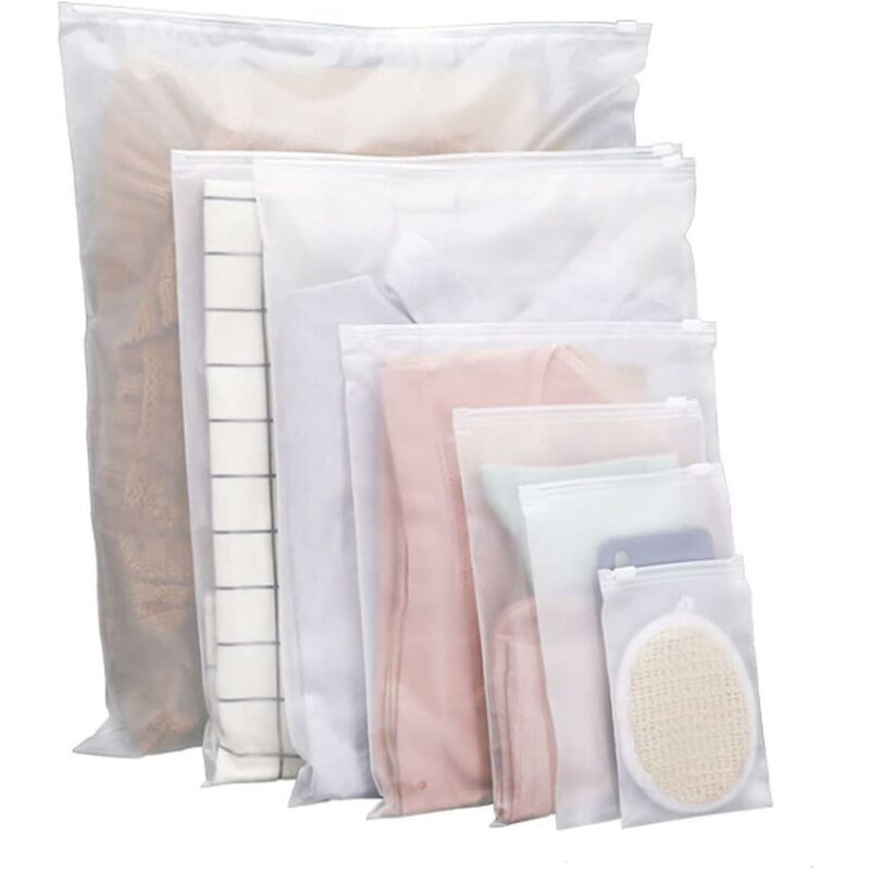 35 Wiederverschließbare Ziplock-beutel Für Kleidung, Mattiert, Aus Kunststoff Mit Ziplock-verschluss, Für Schulausflüge, Wiederverwendbar, Wasserabweisend, Zur Aufbewahrung Von Kleidung