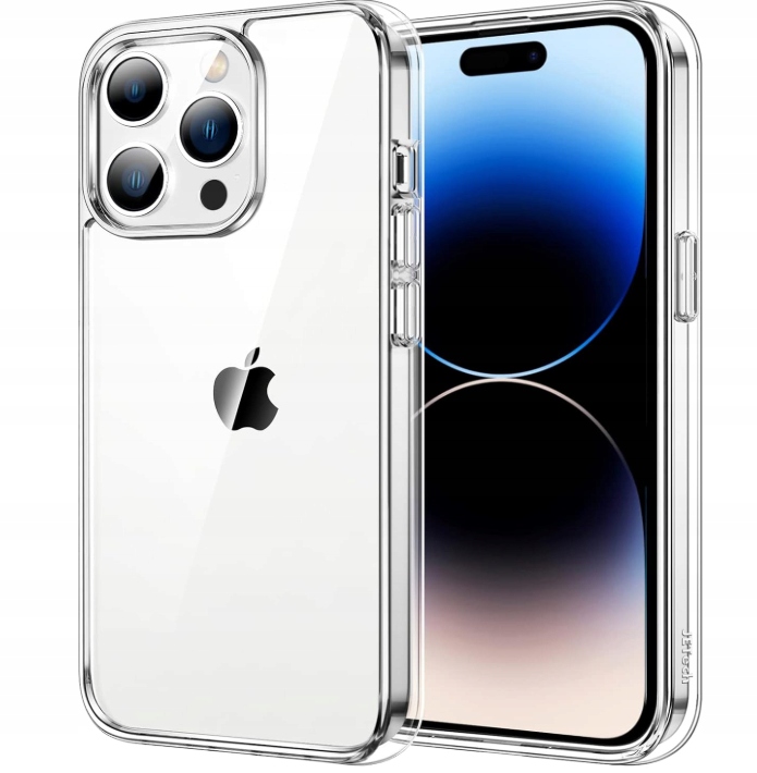 Transparente, Schlanke Hülle Für Iphone 14 Pro + Glas