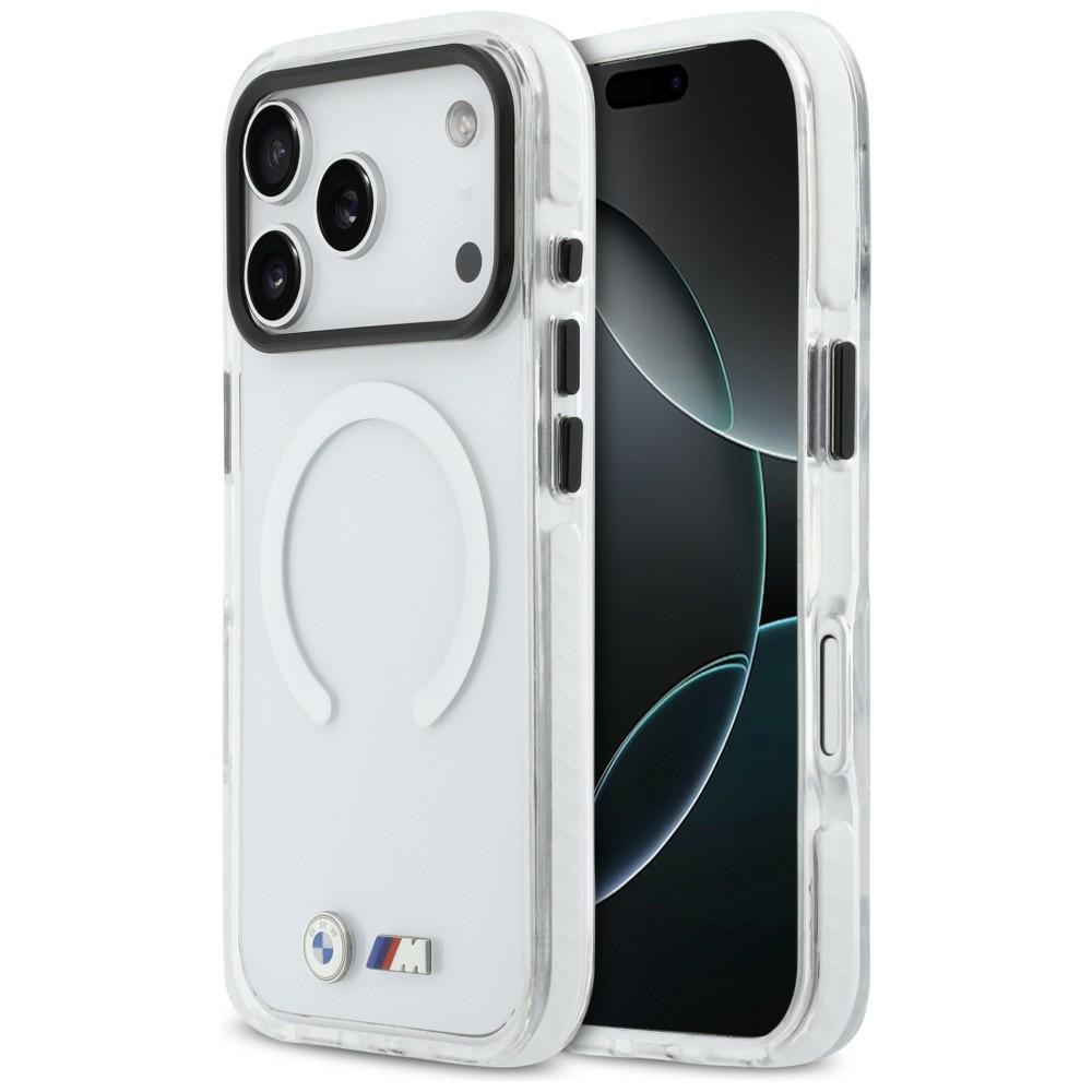Bmw M Iml Stoßfeste Magsafe-hülle Mit Metalllogos Für Iphone 17 Pro, Transparent