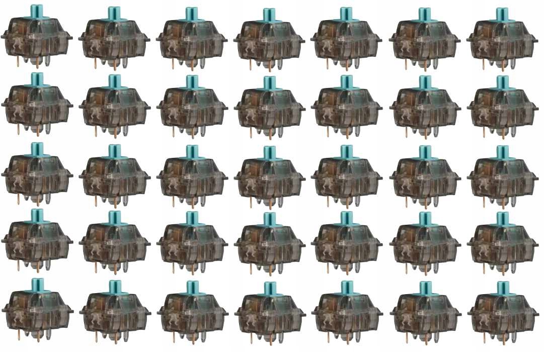 Durock T1 Smokey Switch 35 Stück Schalter Für Taktile Mechanische Tastaturen
