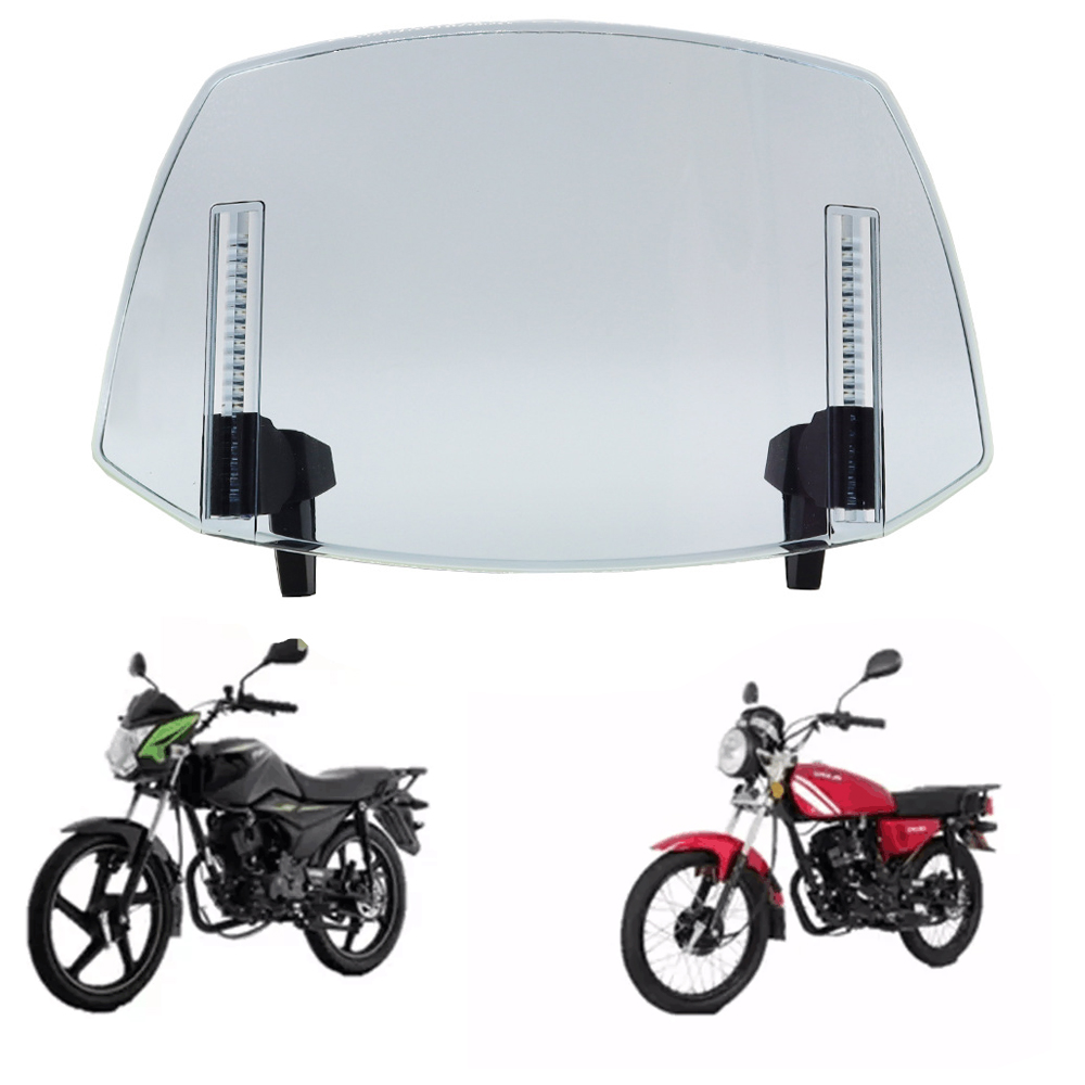 Windschutzscheibenverlängerung Für Motorräder, Verstellbarer, Aufsteckbarer Windschutzscheibenabweiser, Universell Für Die Meisten Offroad-motorräder Mit Windschutzscheibe