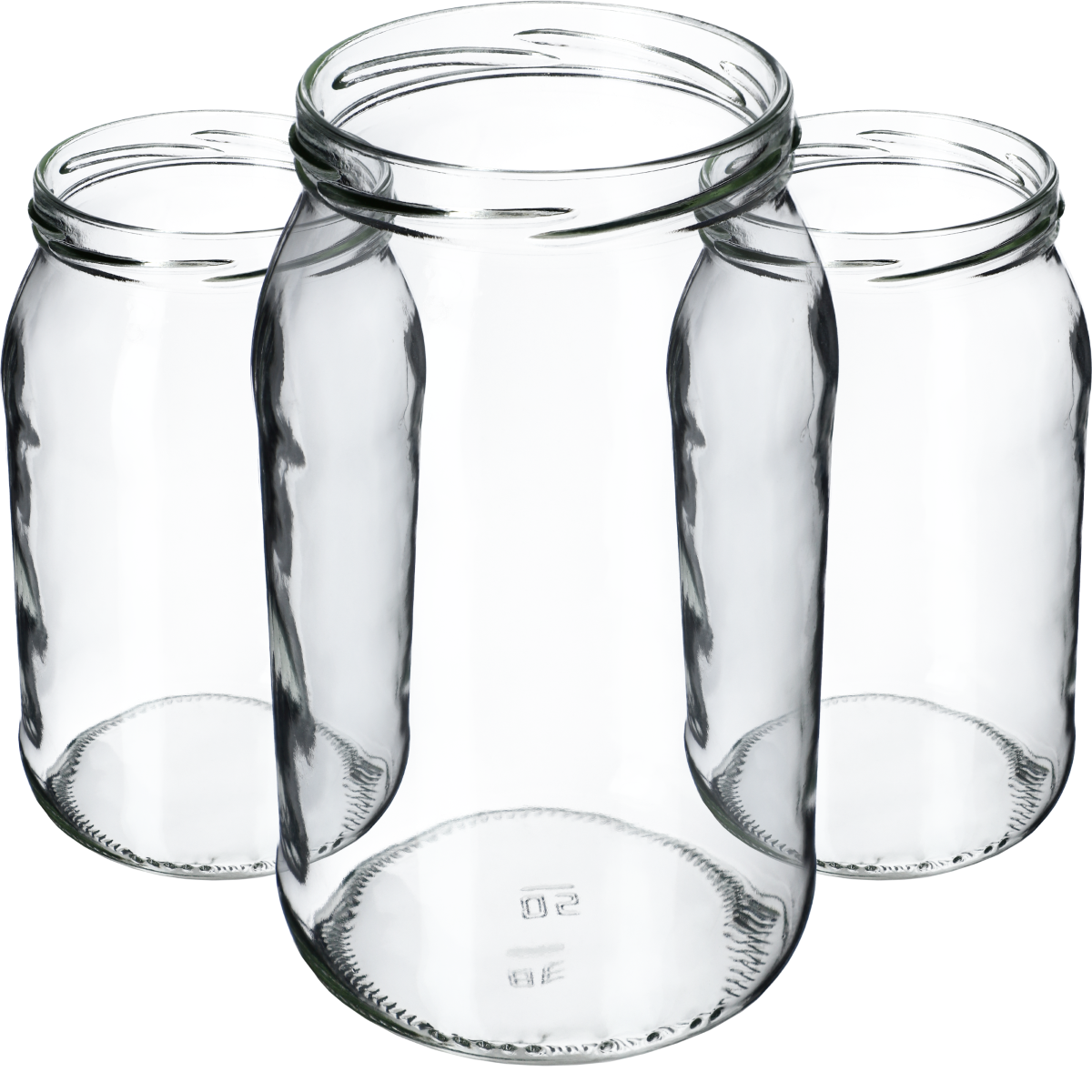 Pac900/82-1 Glasglas 900 Ml Für Einmalungen, Gurken, Honig, Liköre, Saucen
