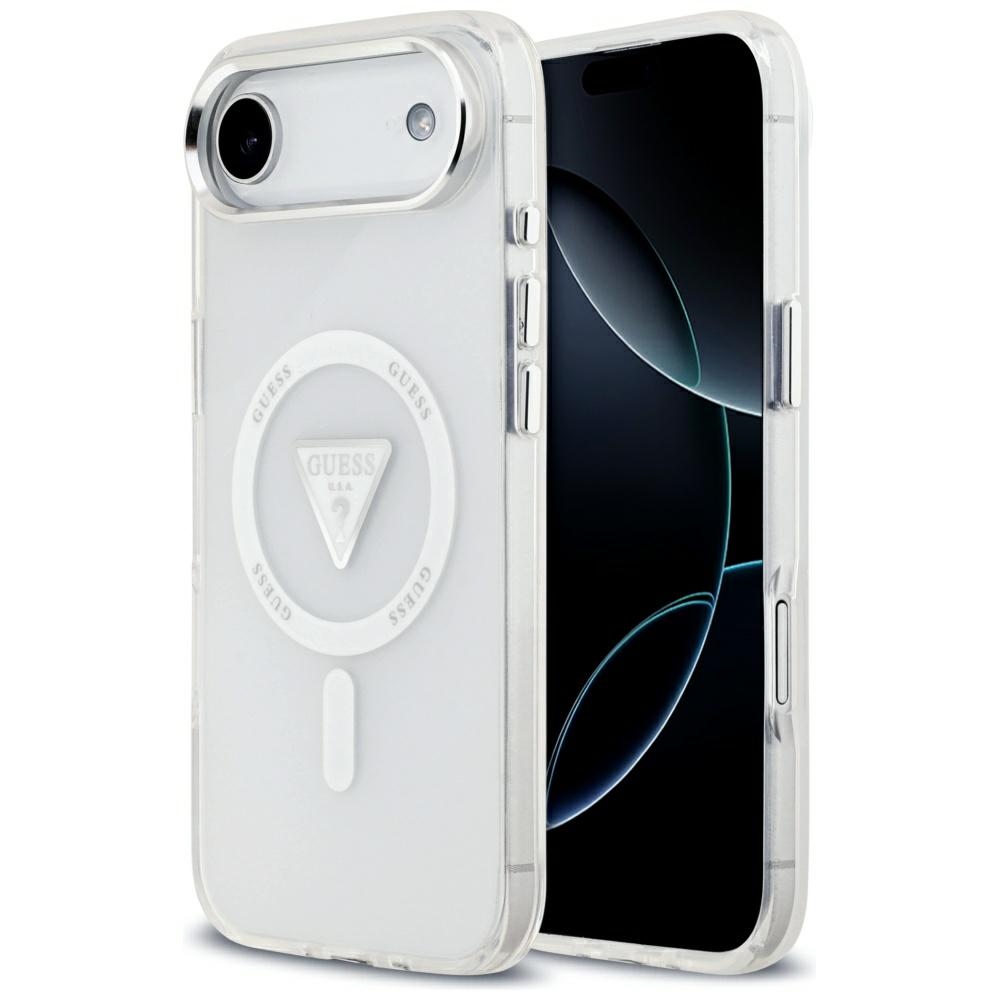 Guess Iml Gradient Triangle Logo Magsafe Hülle Für Iphone Air Transparent