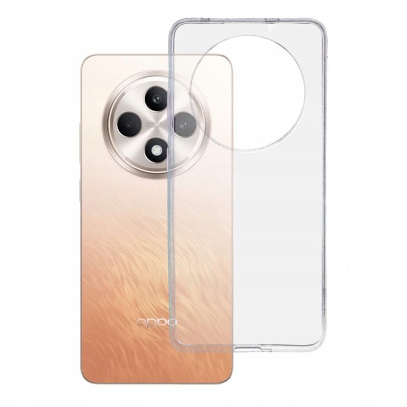 Schutzhülle Für Oppo Reno 12 F 5g 12 Fs 5g (transparente Rückseite + Glas)
