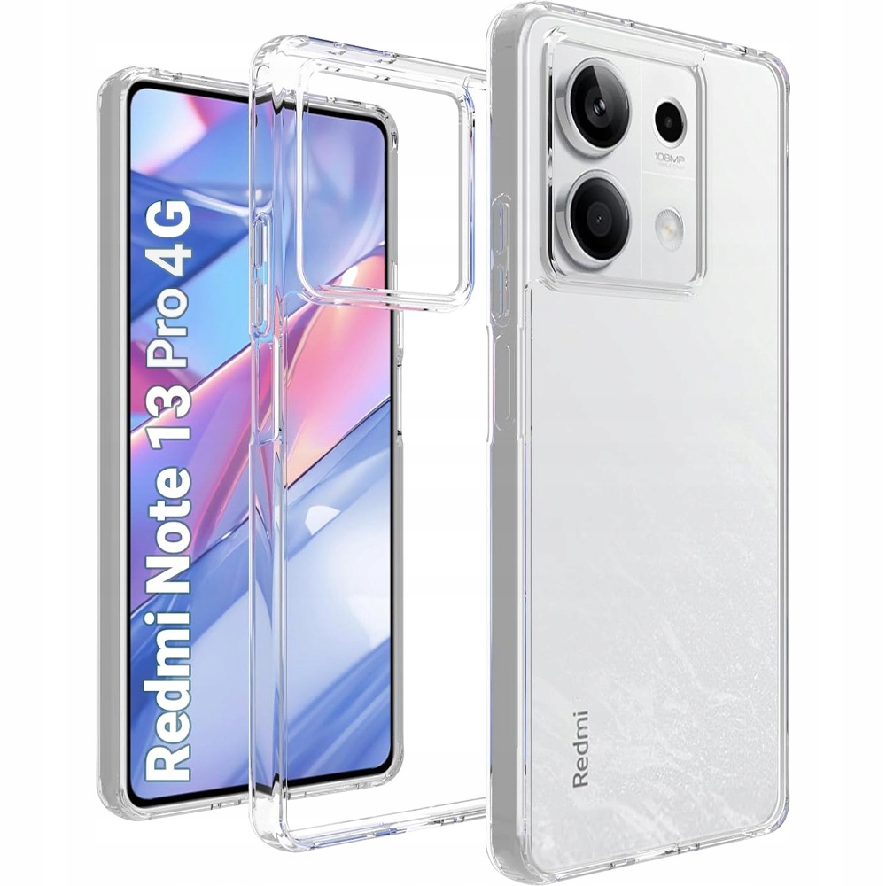 Schutzhülle Für Xiaomi Redmi Note 13 Pro 4g / Poco M6 Pro 4g + Schutzglas