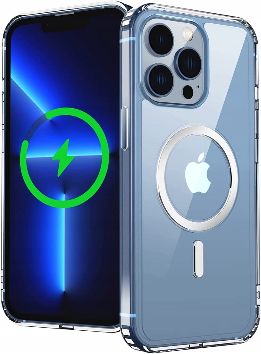 Schutzhülle Für Iphone 13 Pro Max, 360° Verstärkt, Mit Magsafe Clear Case + 9h Glas