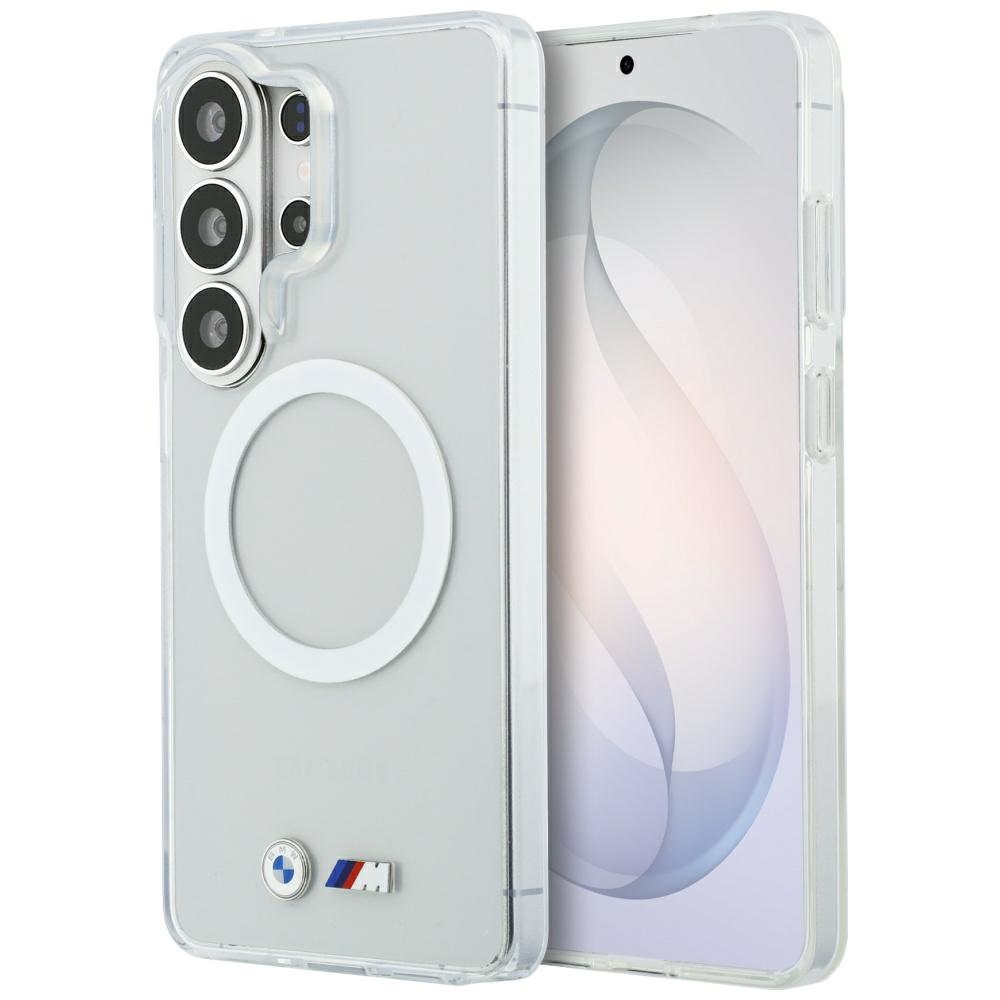 Bmw Iml Stoßfeste Magsafe-hülle Mit Metalllogo Für Samsung Galaxy S26 Ultra Transparent