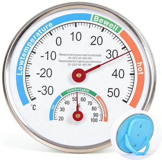 Thermometer Innenthermometer Außenthermometer Rund Kein Stromanschluss Erforderlich 1 Stück Thermometer/hygrometer Analog Mehrfarbig