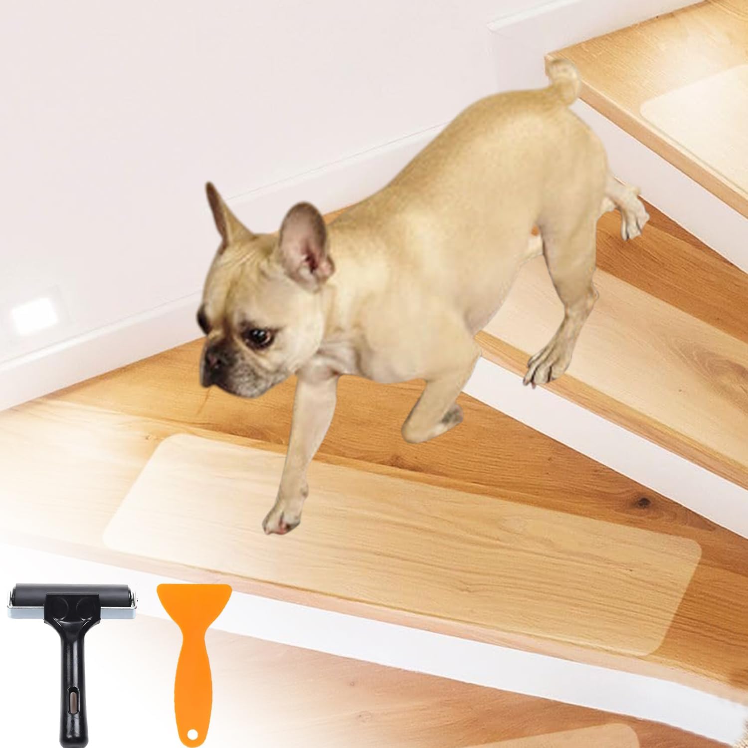 Stair Treads Mats Non-slip Mat Stair Mats Self-adhesive 15 X 80 Cm Pack Of 15 Transparent Non-slip Adhesive Tape Stair Carpet Non-slip Strips Stair Mats For Wooden Steps Floor Non-slip