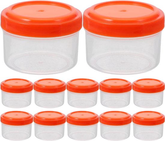 Tragbare Saucenboxen Zur Aufbewahrung Von Lebensmitteln, Transparente Saucenbecher, 12er-set, Ideal Für Saucen Und Gewürze