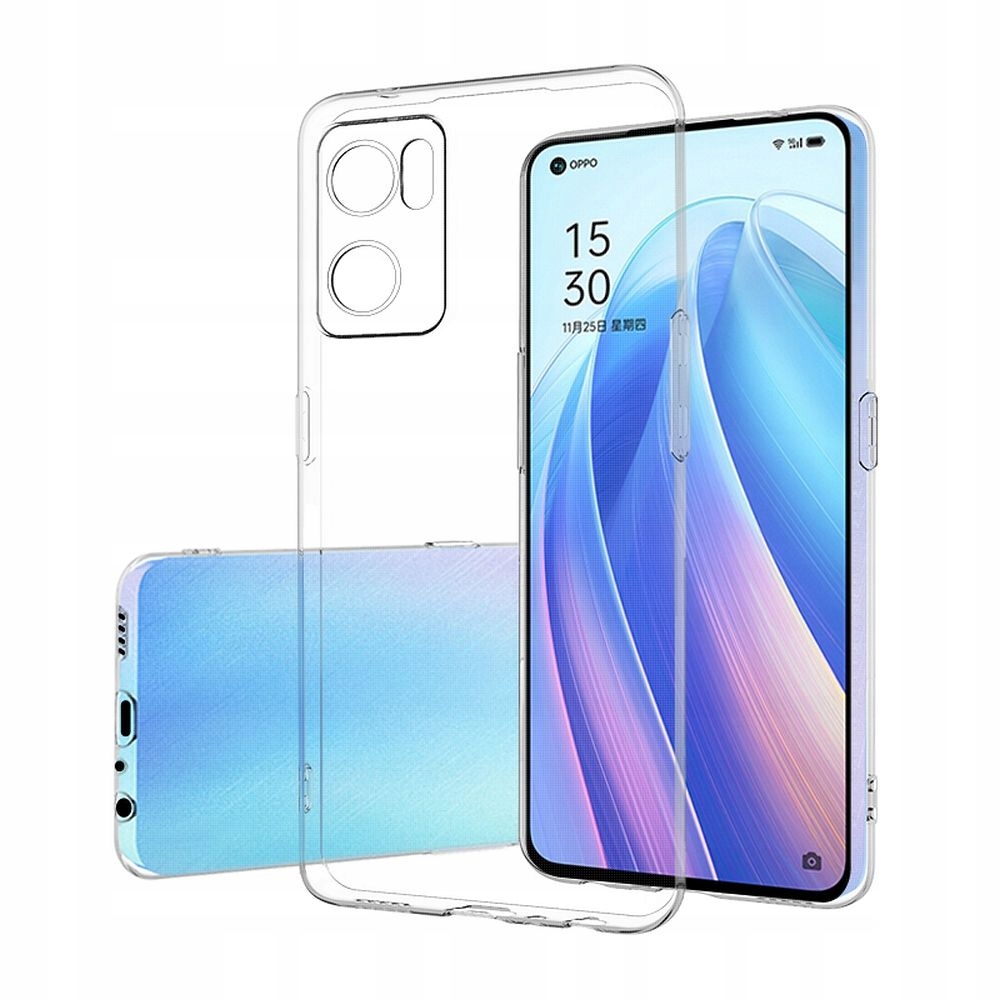Transparente, Farblose Schutzhülle Für Oppo Reno 7 5g + Glas
