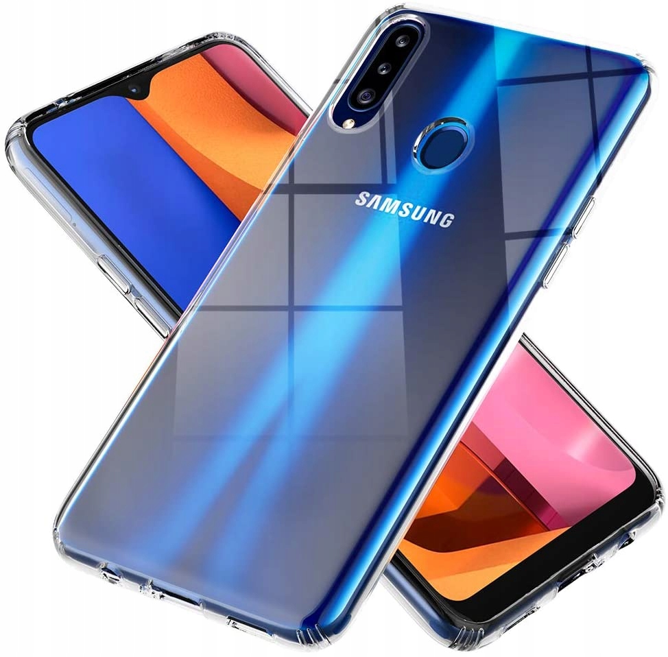 Ultradünne, Transparente Hülle Für Samsung Galaxy A20s + Glas