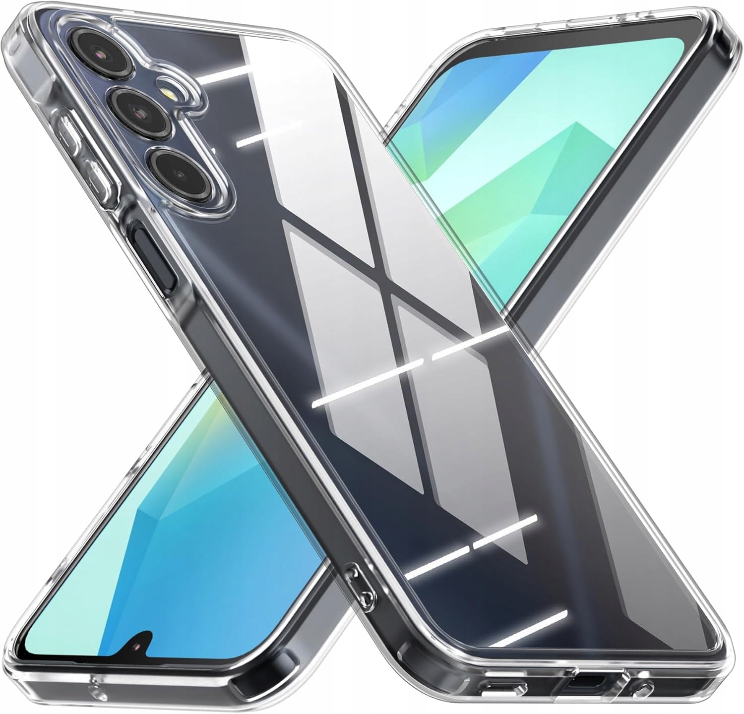 Transparente Inselhülle + Glas Für Samsung Galaxy A16 / A16 5g 2 Mm