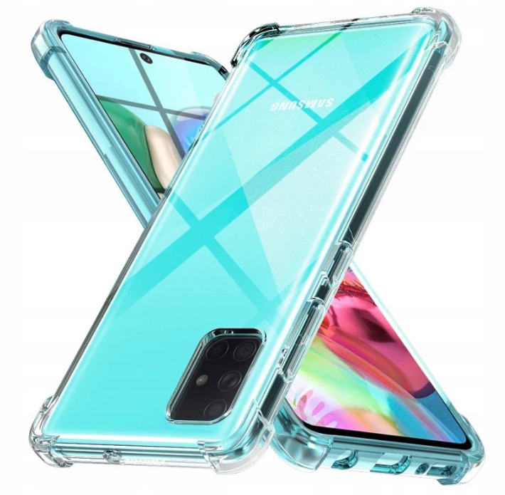 Schutzhülle Für Samsung Galaxy A71: Stoßfeste, Transparente Schutzhülle + 9h-glas