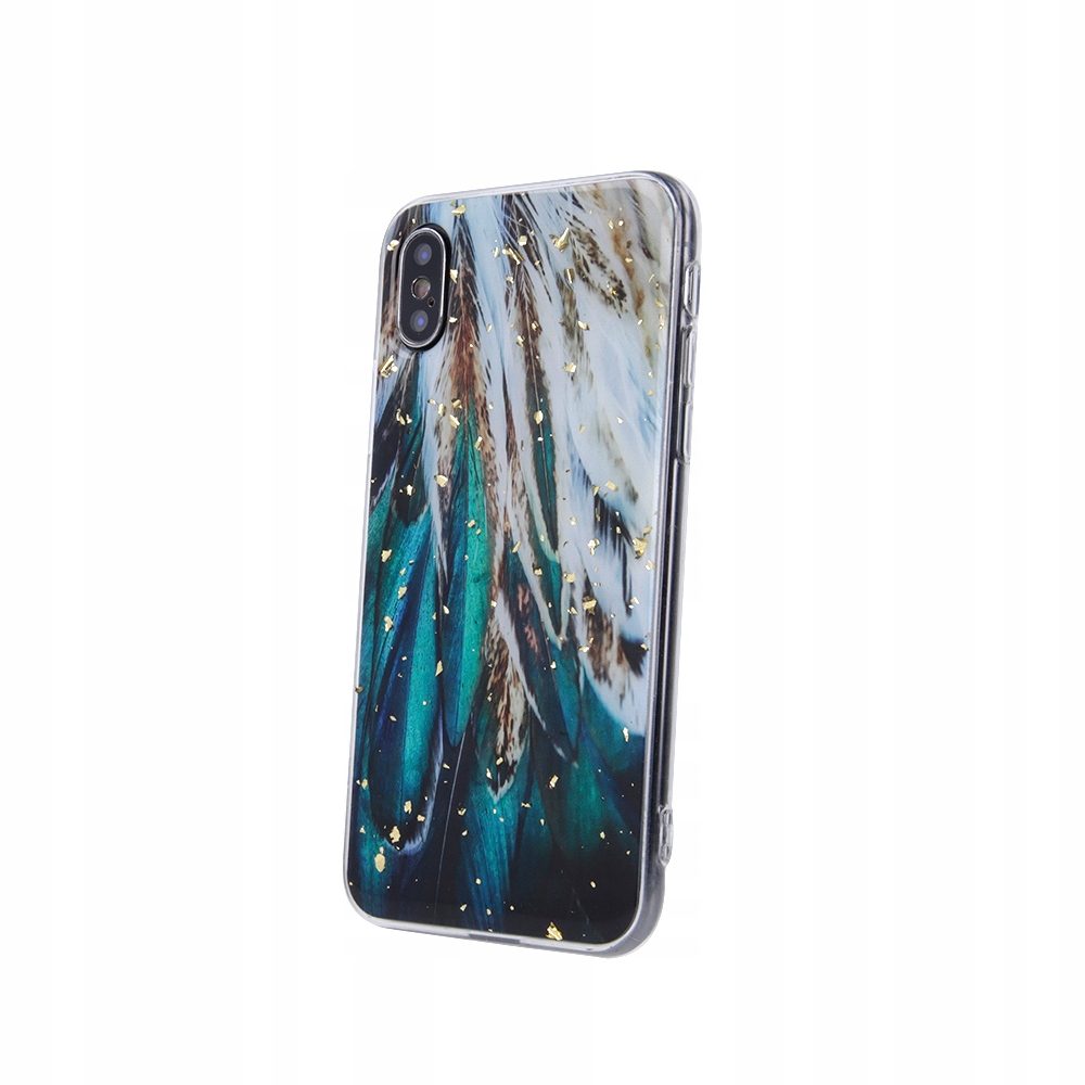 Gold Glamouröse Hülle Mit Federrückseite Für Samsung M53 5g + Glas