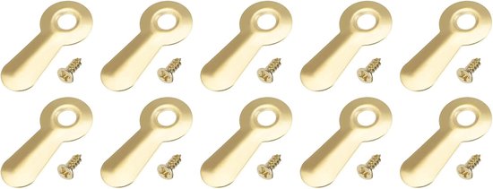Drehknöpfe Für Bilderrahmen – Rahmenbefestigungsklammern – Posteraufhängung – Rostbeständiges Material – 19 X 85 Mm – Goldfarben