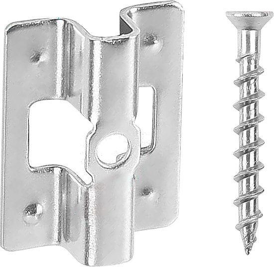 Terrassenklemmen – Befestigungsclips – Terrassenbau – Edelstahl – 100 Stück – Silber