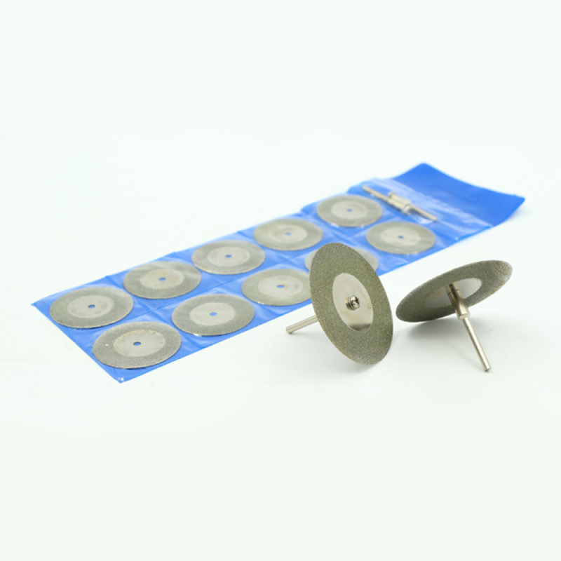 10 Diamantschleifscheiben Mit 25/30/40 Mm Innendurchmesser Und 3 Mm Durchmesser, Für Elektrische Schleifmaschinen, Mit 2 Dornen.