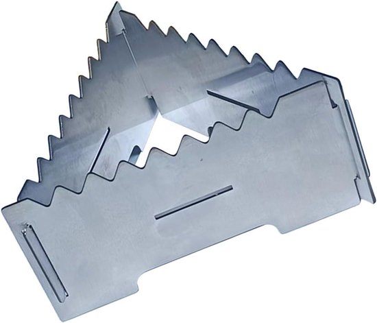 Herdhalterung Brennerständer Outdoor Kochen Edelstahl 93 X 67 Cm Silber