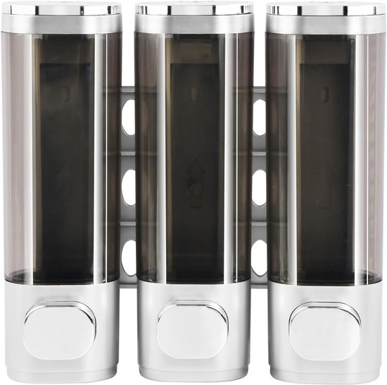 Wandseifenspender – 3 X 300 Ml – Silber
