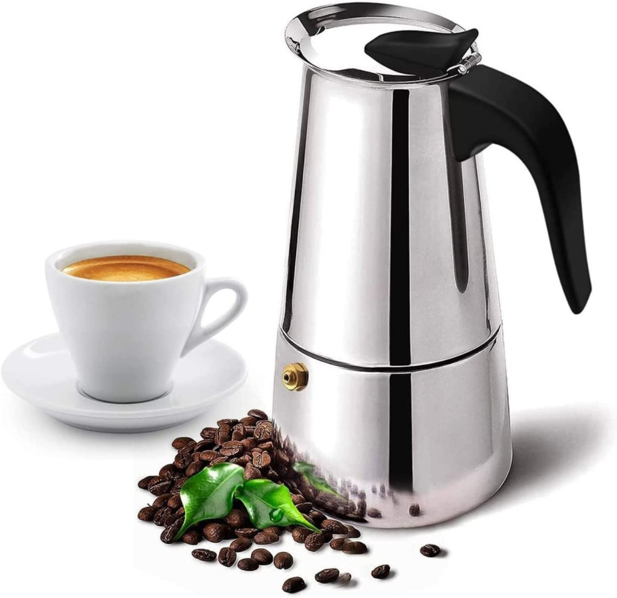 Tg56285 Kaffeemaschine Aus Edelstahl Für 2 Tassen, Kaffee- Und Teezubereiter Makinetka 100 Ml