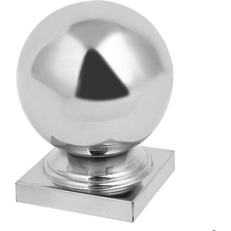 Dekorative Kugelförmige Ornamente, 60 Mm X 60 Mm, Aus Edelstahl 304, Geeignet Für Säulen, Zäune, Treppengeländer, Silberfarben.