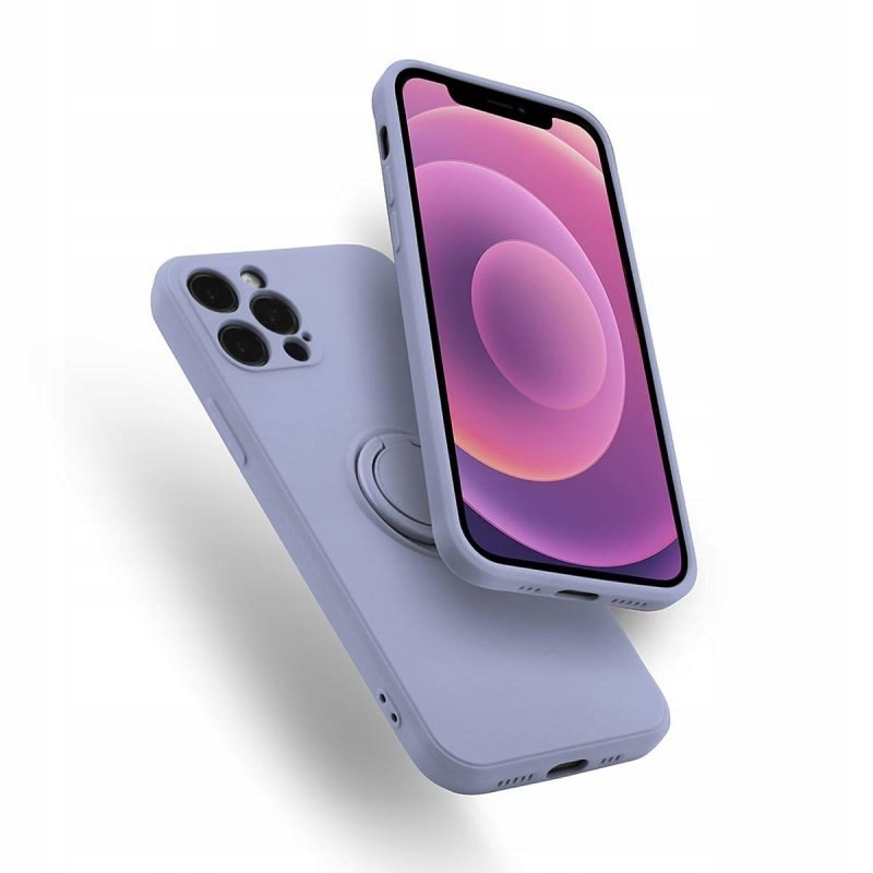 Rückseitenschutzhülle Mit Ring, Lila, Für Iphone 13 Pro Max + Glas