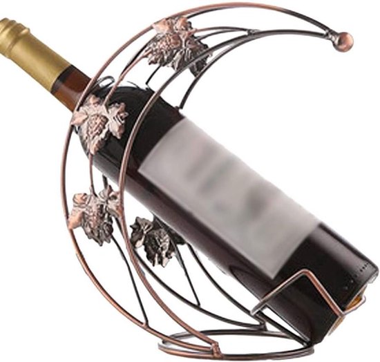 Tisch-weinregal – Flaschenhalter Für Die Küche – Weinaufbewahrung – Einzigartiges Dekorationselement – 23 X 12 X 25 Cm – Weiß