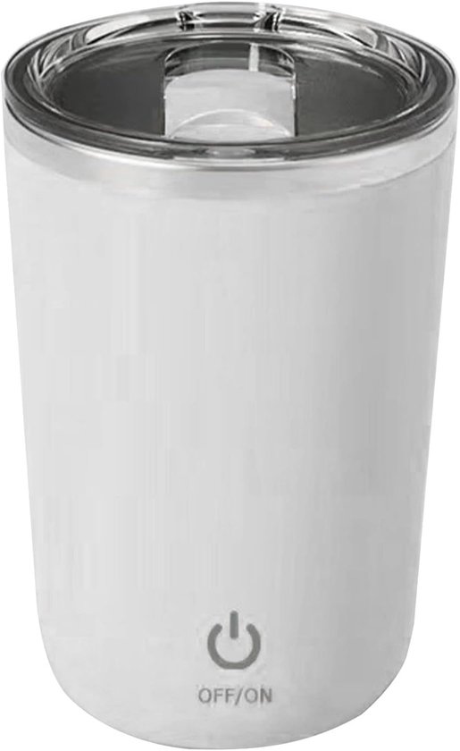 Automatischer Rührbecher Für Kaffee, 350 Ml – Magnetisch, Für Den Heimgebrauch (weiß)