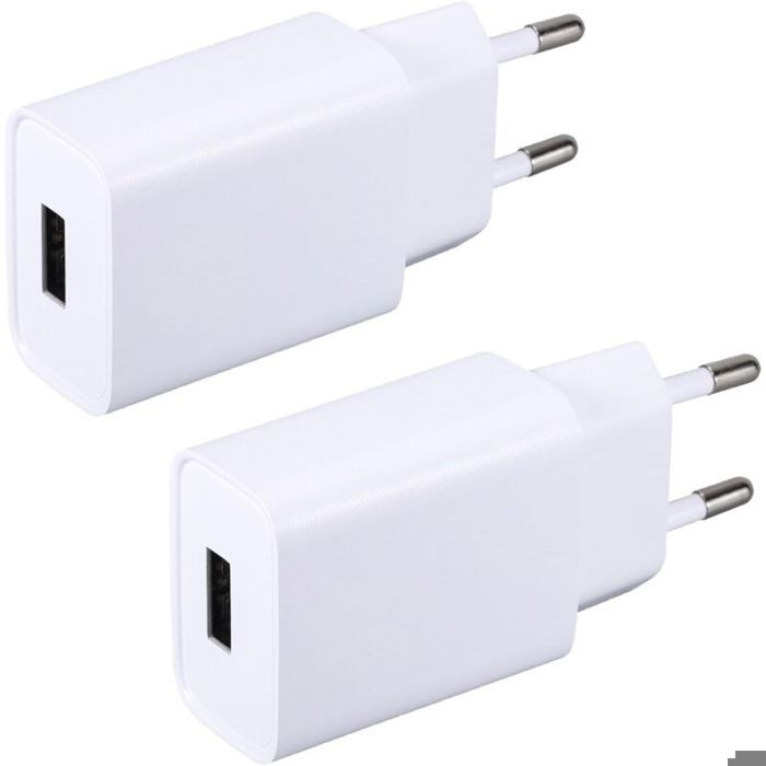 5v 2a Usb-ladegerät – 2er-pack – Kompatibel Mit Verschiedenen Geräten – Kurzschlussschutz