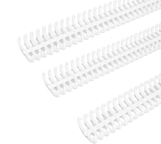 10 Klick Binderinge 12 Mm 30 Ringe Weiß Bindet Bis Zu 75 Blatt