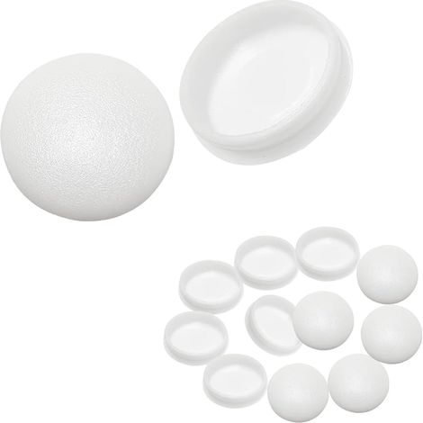 25 Runde Lochabdeckungen, Kunststoffstopfen, Weiße Möbellochabdeckungen, Lochabdeckungen, Schutzkappen Für Bohrlöcher, 18 Mm