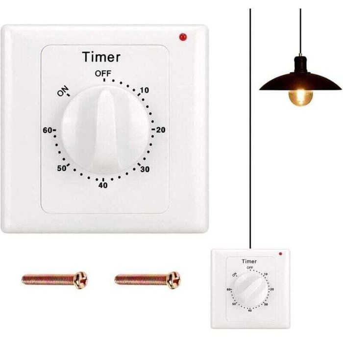 Countdown-schalter – 60-minuten-timer – Wasserdicht – 86 X 86 Mm