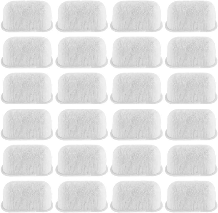 Ersatz-aktivkohlefilter Für Kaffeemaschinen, 24 Stück, Wasserreinigungsfilter, Baumwollbeutel, Kaffeemaschinenzubehör
