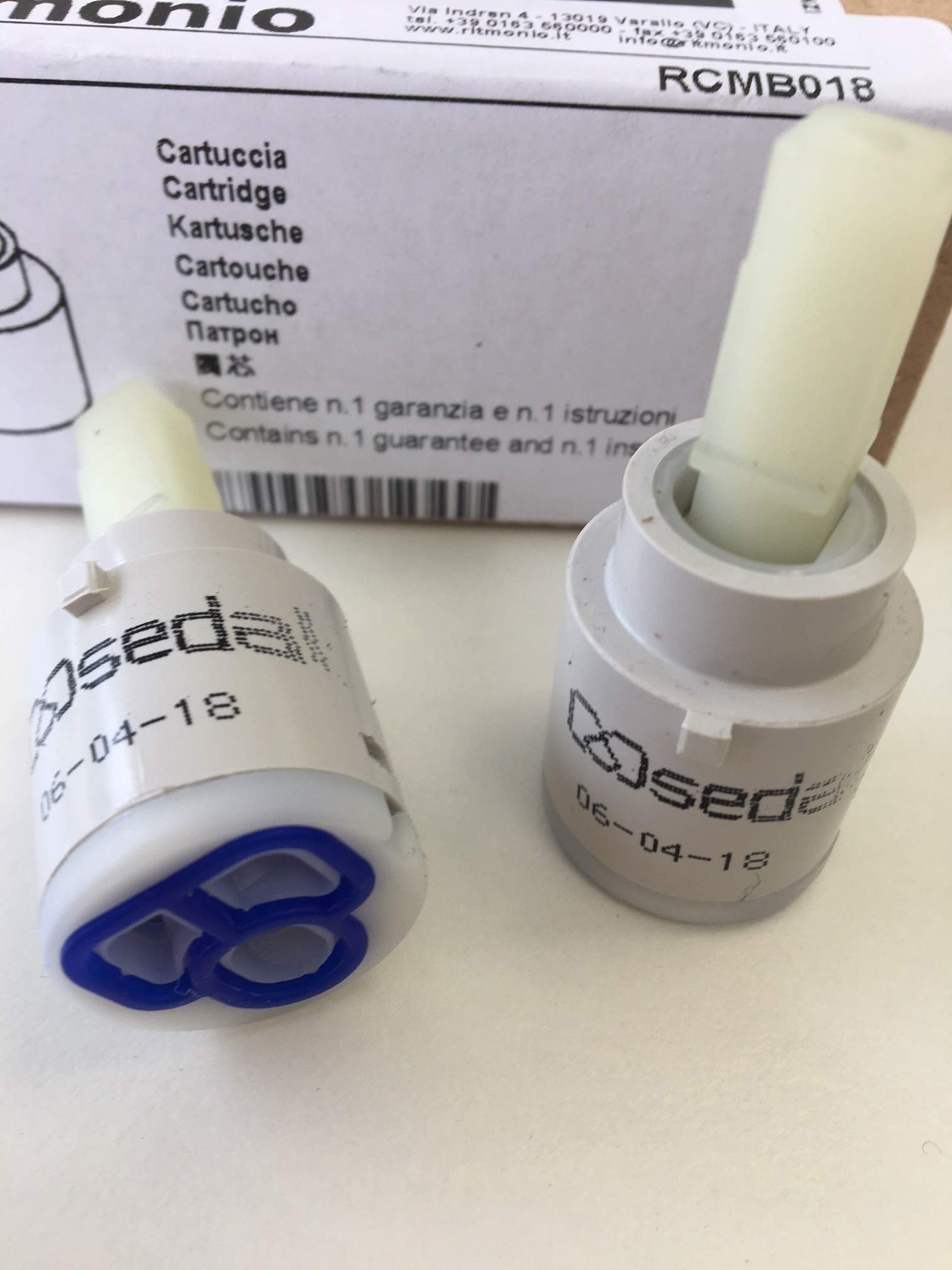 Ersatzteil Kartusche Diametro 35 Ritmonio Rcmb018 Kartuche